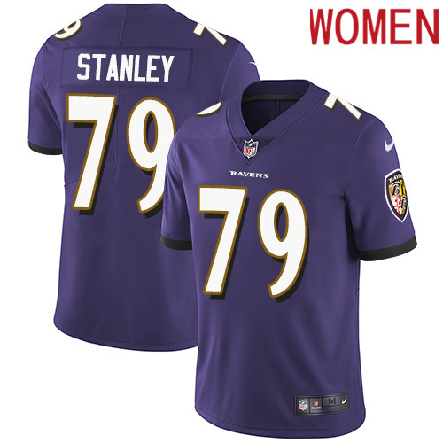 2019 Women Baltimore Ravens #79 Stanley purple Nike Vapor Untouchable Limited NFL Jersey